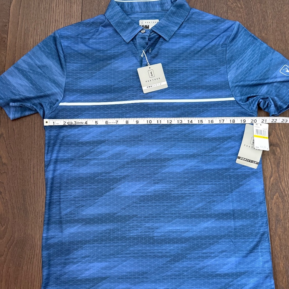 MENS PGA TOUR PRO SERIES POLO SIZE MEDIUM - Picture 5 of 6